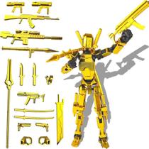 13 Bonecos de Ação Titan Robô - Brinquedo com Multiarticulação e Formato de Cachorro