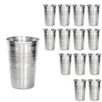 13 Copos De 240ml Em Aço Inox Gourmet Mix 13 Copos De 240ml Em Aço Inox Gourmet Mix