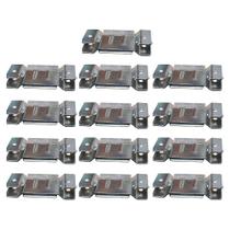 13 Pares de Conector de Encaixe para Móveis Sofá Cabeceira Painel Zincado G59