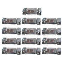 13 Pares de Conector de Encaixe para Móveis Sofá Cabeceira Painel Zincado G59
