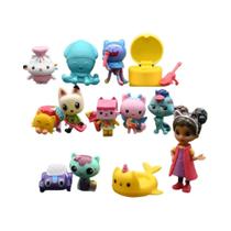 13 Peças De Brinquedos De Figuras Da Casa Da Gabby, Animais De Desenho Animado, Gato E Cachorro 13 Peças De Brinquedos De Figuras Da Casa Da Gabby, Animais De Desenho Animado, Gato E Cachorro