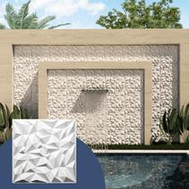 13 Placas Revestimento 3D Decorativo 50cm x50cm TV 0,5 Choc