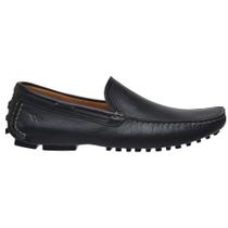 13002LCS Mocassim Masculino Estilizado Drive Couro Forrado couro