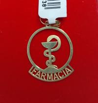 1317138 Pingente Farmácia Formatura Ouro 18k Medida 20mm