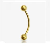 1361421 Piercing de Umbigo de Ouro 18k Curvado Bolinha Sobrancelha Rook Daith 1361421 Piercing de Umbigo de Ouro 18k Curvado Bolinha Sobrancelha Rook Daith