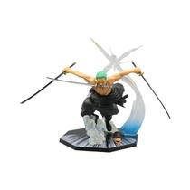 14-19cm Uma Peça Anime Modelo Feito À Mão Ornamentos Luffy Ace Sanji Fantasma Corte Demônio Vento