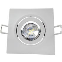 14 Luminária de Gesso Teto Spot 5w Quadrado Embutir Luz Branca Bivolt 14 Luminária de Gesso Teto Spot 5w Quadrado Embutir Luz Branca Bivolt