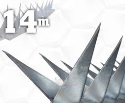 14 metros cerca cortante para muro portão espeto segurança