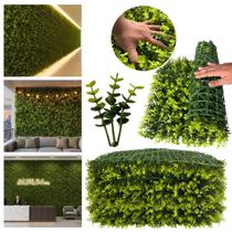 14 Painéis Rico em Folhas Artificiais Sensação Natureza Aparência Real Decorações de Paredes Verdes