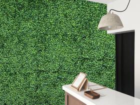 14 Placas Verdes Artificiais com folhagens ultrarrealistas UV grama permanente para parede vertical