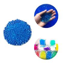 1400 Bolinhas Orbeez Azul Gel Festa Cresce Na Água Vaso