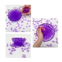 1400 Bolinhas Orbeez Roxo Gel Festa Cresce Na Água Vaso