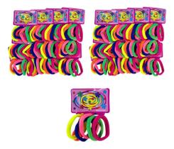 144 Elásticos Rabico Xuxinha Tipo Meia Para Pacote Colorido