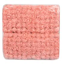 144 Mini Rosas Rosinhas de EVA Com Tule Diversas Cores