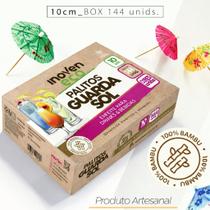 144 Palito Guarda Sol Drinks 10cm Bebidas Bar Bambu Colorido 144 Palito Guarda Sol Drinks 10cm Bebidas Bar Bambu Colorido