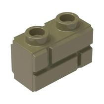 144 Peças 98283 Blocos De Construção De Parede 1x2 Perfil De Alvenaria Compatível Com Moc Color