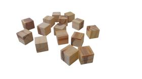 148 Cubos Com Nó Madeira Tamanho 2 X 2 X 2 Cm