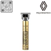 14856 17187 - máquina de barbear e cortar cabelo profissional recarregável sem fio buda ou dragão