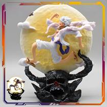 14cm One Piece Anime Luffy Gear 5 PVC Action Figure Estátua Brinquedo Para Crianças Presente De