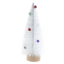 15/20/25/30cm Mini Árvore de Natal Ornamento em Miniatura White Pine Sisal Cedar Bell - 20CM