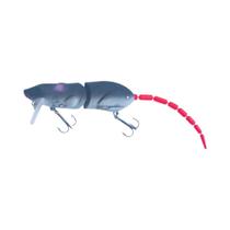 15.5cm Artificial Mouse Isca De Plástico Isca Flutuante Para Pesca Pique Baixo Minnow Enfrentar