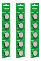15 baterias pilhas de litio moeda 500mah 3v cr2450 intelbras 15 baterias pilhas de litio moeda 500mah 3v cr2450 intelbras
