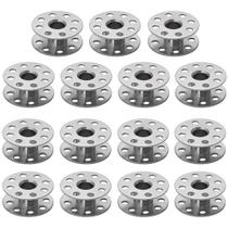 15 Bobinas Carretilha Metal Reta Industrial Costura Textil Alpha Siruba