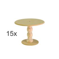 15 Boleiras Torneadas Festa Pequena 15 Boleiras Torneadas Festa Pequena