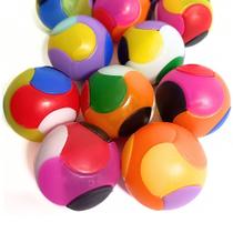 15 Bolinha Mágica De Montar Encaixar Brinquedo Infantil Estilo Cubo Mágico P/ Kit Festa Lembrancinha