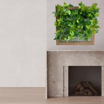 15 Buquês Folhagem 35cm atacado Planta Artificial fundo parede verde jardim vertical ou muro inglês - DE692992