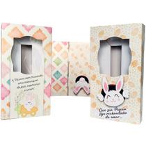 15 Caixas para barras ou tabletes de chocolate - Especial de Páscoa com berço regulável