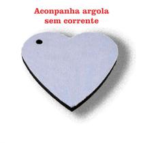 15 Chaveiros EVA Coração Para Sublimação