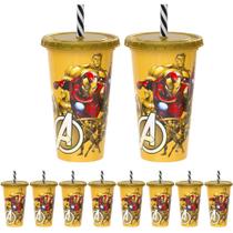 15 Copo Homem de Ferro Lembrança Festa Decoração Aniversário 15 Copo Homem de Ferro Lembrança Festa Decoração Aniversário