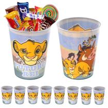 15 Copos Festa Rei Leão Doces Decoração Sacolinha Surpresa Aniversário