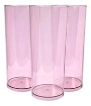 15 Copos Long Drink De Acrílico Colorido 330ml Personalizavel P/ Festas Eventos Baladas