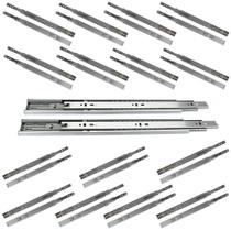 15 Corrediças Trilho Telescop Soft Closing 450x45mm Abraplac