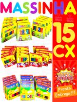 15 Cxs De Massinha De Modelar Para Kit Festa Aniversario Lembrancinha Prenda Criança Diversao novo