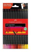 15 EcoLápis Cores Quentes Super Soft Faber-Castell 15 EcoLápis Cores Quentes Super Soft Faber-Castell