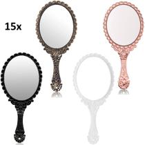 15 Espelhos de Mão Princesas Vintage Kit para Maquiagem 15 Espelhos de Mão Princesas Vintage Kit para Maquiagem