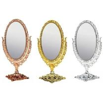 15 Espelhos de Mesa Oval Princesas Giratório 360 Maquiagem