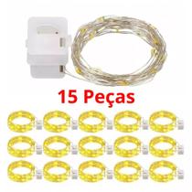 15 Fios De Fada 2mts Pisca-pisca De Led À Prova Dagua 15 Fios De Fada 2mts Pisca-pisca De Led À Prova Dagua