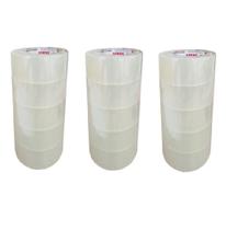 15 Fitas Adesivas Resistentes Transparente 45x100 Metros