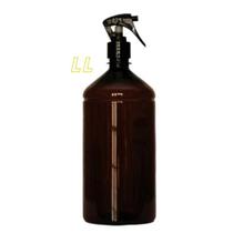 15 Frasco Pet Ambar 1 litro Sabonete MiniVálvula Borrifador