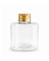 15 Frascos Pet Cubo 200ml com Tampa Alumínio para Refil - 15 Frascos Pet Cubo 200ml com Tampa Alumínio para Refil -