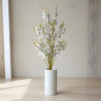 15 Galhos de orquídea flor artificial de qualidade e beleza exuberante Realistas para arranjos - DE8855 15 Galhos de orquídea flor artificial de qualidade e beleza exuberante Realistas para arranjos - DE8855