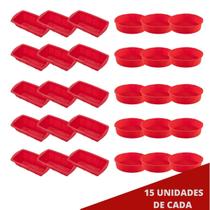 15 Jogo Bolo Forma Redonda e Forma P/ Pães Silicone Sortida 15 Jogo Bolo Forma Redonda e Forma P/ Pães Silicone Sortida
