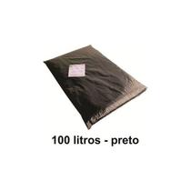 15 Kg Saco De Lixo 100 Litros Preto 100l Reforçado 0,18 Micr