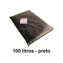 15 Kg Saco De Lixo 100 Litros Preto 100l Reforçado 0,18 Micr