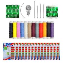 15 Kits Costura Linhas e Agulhas 39 Pçs Cada Atacado Revenda