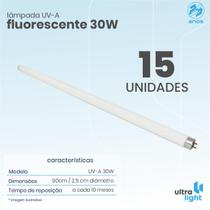 15 Lâmpadas Fluorescente 30w Uv-A